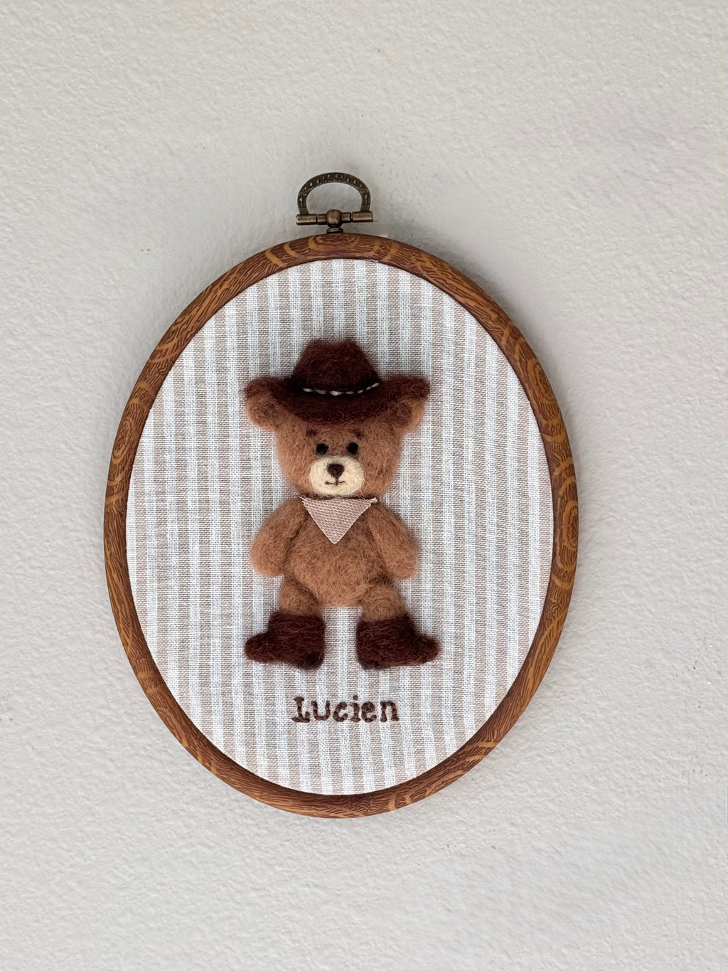 Personalized Teddy Bear Nursery Name Sign