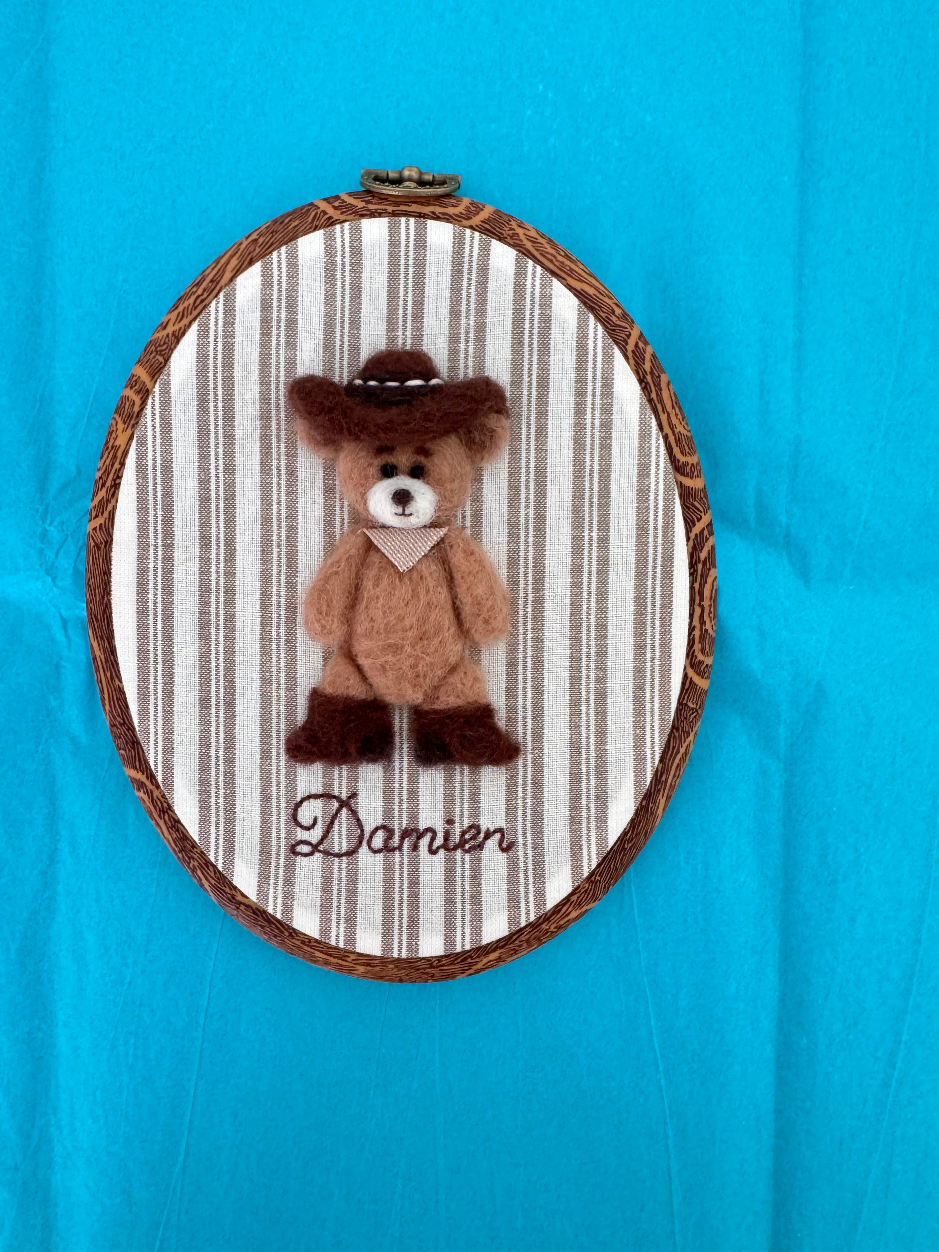 Personalized Teddy Bear Nursery Name Sign