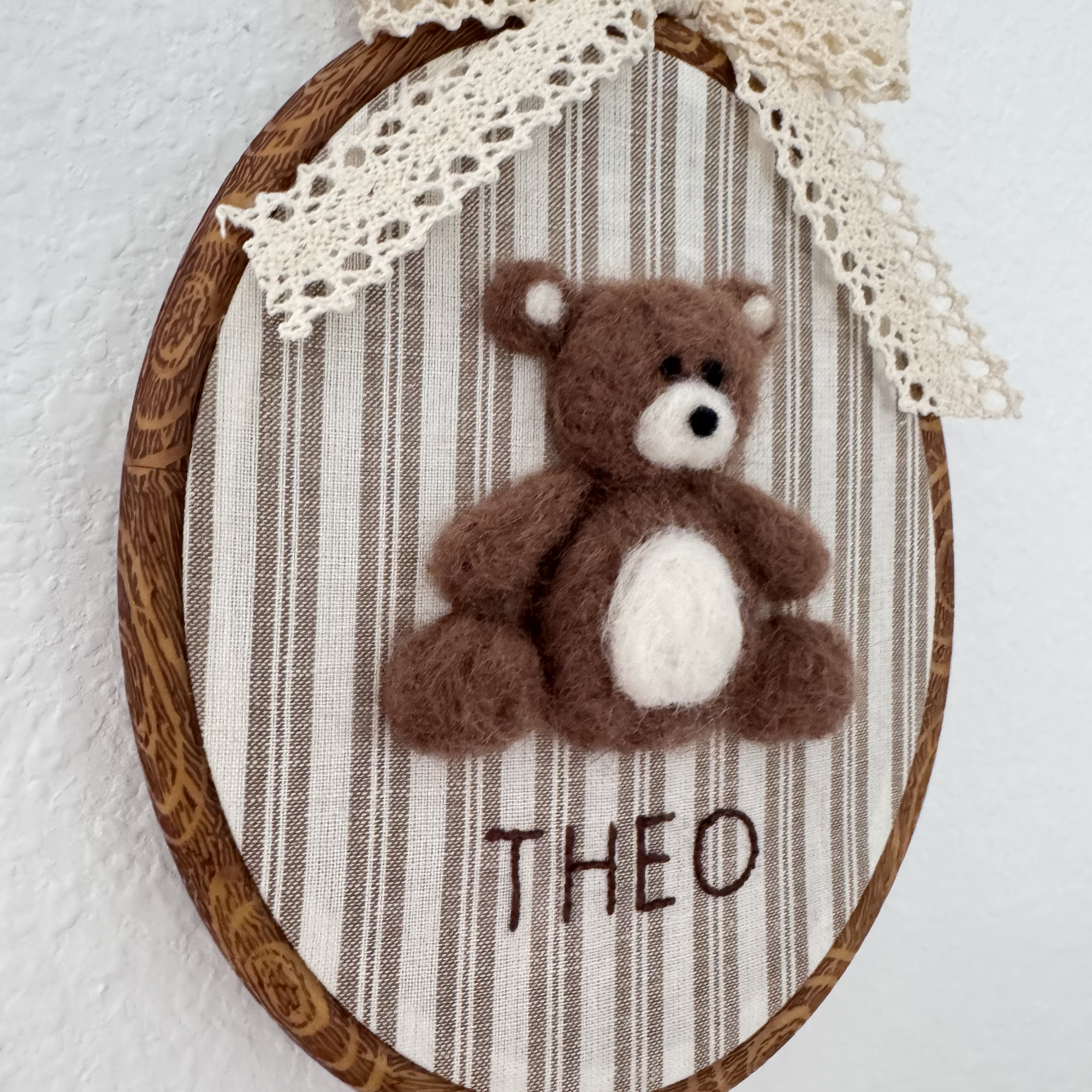 Personalized Teddy Bear Nursery Name Sign