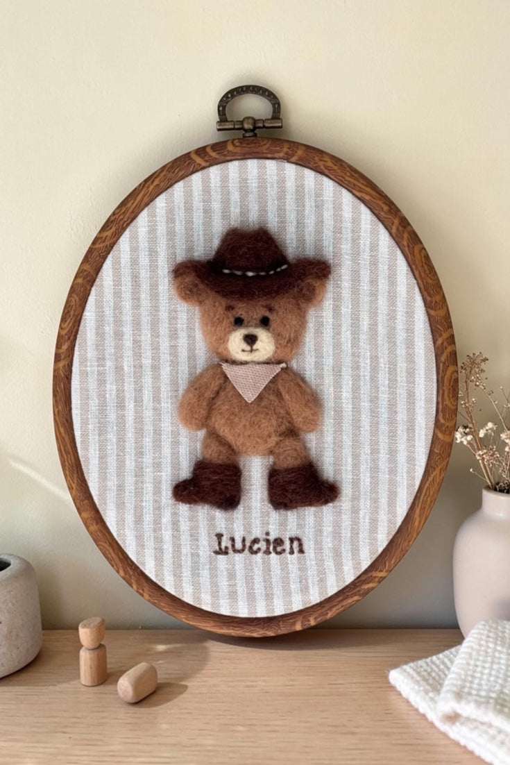 Personalized Teddy Bear Nursery Name Sign