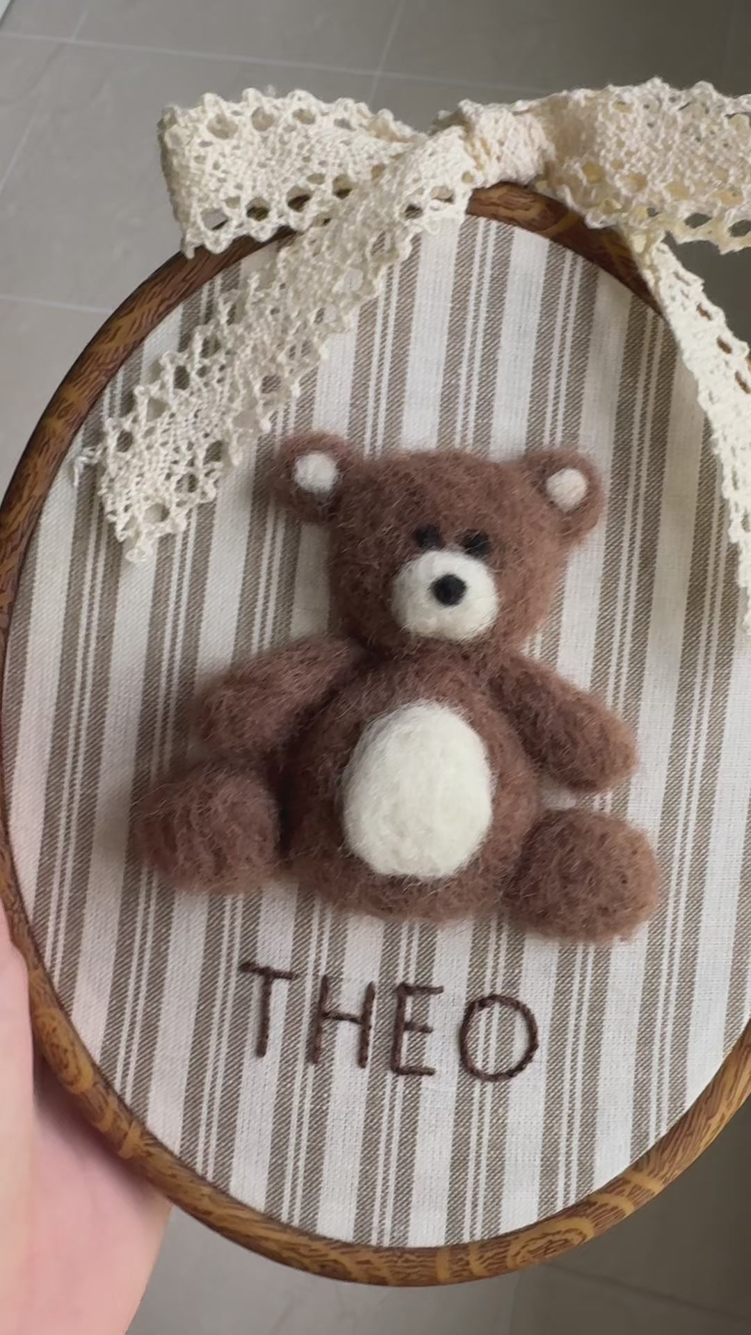 Personalized Teddy Bear Nursery Name Sign